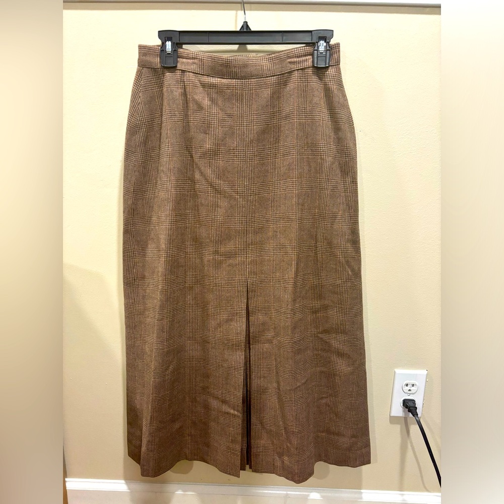 Paul Stuart tweed skirt